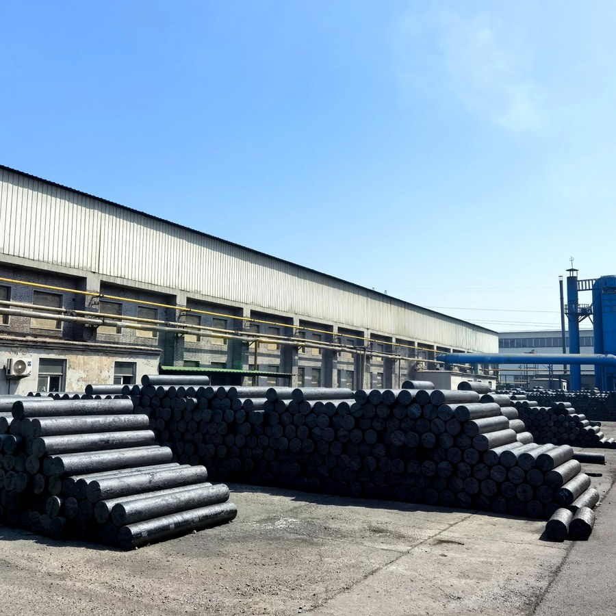 Graphite rods stock in factory