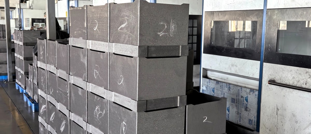 Graphite blocks for precision machining
